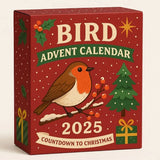 🐦 Calendrier de l'Avent Fugle 2025 – Compte à rebours de Noël avec 24 charmantes figurines d'oiseaux miniatures