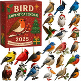 🐦 Calendrier de l'Avent Fugle 2025 – Compte à rebours de Noël avec 24 charmantes figurines d'oiseaux miniatures
