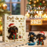 Calendrier de Noël 2025 pour Amoureux des Teckels 🐾