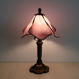 Lampe de Table LED Baroque Artistique - Design en Verre Vitrail Méditerranéen