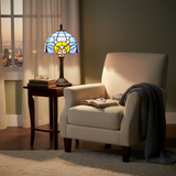 Lampe de Bureau Baroque Rétro avec Motif de Chat - Éclairage Chaud et Accueillant
