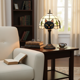 Lampe de Bureau Baroque Rétro Chat Noir - Pour une Ambiance Chaleureuse à la Maison