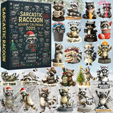 🎁 Calendrier de l'Avent Sarcastique 2025 - Édition Blaireau