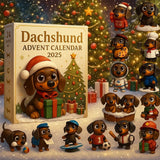 Calendrier de Noël 2025 pour Amoureux des Teckels 🐾