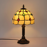 Lampe de Table Art Déco en Vitrail - Ambiance Méditerranéenne