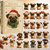 🎄🐾 Charmant Calendrier de Noël 2025 pour Carlin