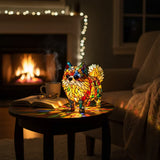 Cica - Peinture en verre lampe