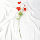 Faux Fleurs Rouges