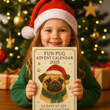 🎄🐾 Charmant Calendrier de Noël 2025 pour Carlin
