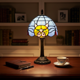 Lampe de Bureau Baroque Rétro avec Motif de Chat - Éclairage Chaud et Accueillant