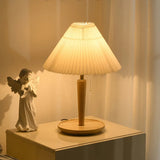 Table Lamp in Molded Wood