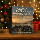 🏍️ Calendrier de l'Avent 2025 pour Passionnés de Motos Classiques