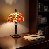 Lampe de Table LED en Verre Élégante - Style Méditerranéen