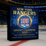 🥅 Calendrier de Noël 2025 des New York Rangers : Célébration du 100e anniversaire 💯🏒🗽