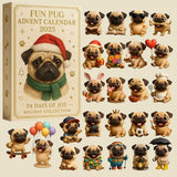🎄🐾 Charmant Calendrier de Noël 2025 pour Carlin