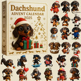 Calendrier de Noël 2025 pour Amoureux des Teckels 🐾