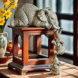 MesterKéz | Élégante Décoration Rétro d'Éléphant