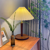 Table Lamp in Molded Wood