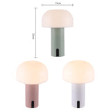 Lampe de table au design champignon