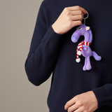 Cheval Audacieux - Porte-clés Rouge et Violet