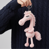 Cheval Audacieux - Porte-clés en Rose