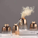 AuroraGold Reflection Vase
