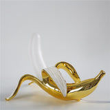 Lampe de table Art Déco en forme de banane