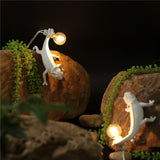 Lampe de Table Moderne avec Motif Lézard en Résine