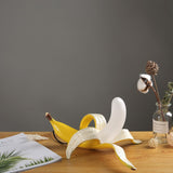 Lampe de table Art Déco en forme de banane