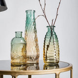 Vases en verre à dégradé