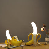 Lampe de table Art Déco en forme de banane