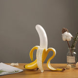 Lampe de table Art Déco en forme de banane