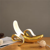 Lampe de table Art Déco en forme de banane