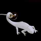 Lampe de Table Moderne avec Motif Lézard en Résine