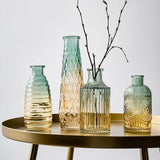 Vases en verre à dégradé