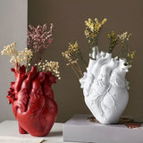 SzívVirág | Vase en Bambou en Cœur – Décoration Écologique