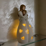 SzívFény | Lampe Statue Mère et Fille Apaisante