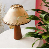 Lampe de Table en Bois Massif au Design du 18ème Siècle