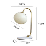 Lampe de Table en Métal et Verre Style Marshmallow