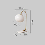 Lampe de Table en Métal et Verre Style Marshmallow