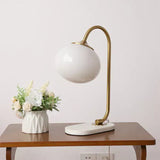 Lampe de Table en Métal et Verre Style Marshmallow