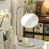 Lampe de Table en Métal et Verre Style Marshmallow