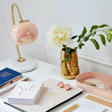 Lampe de Table en Métal et Verre Style Marshmallow