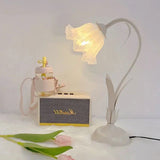 Lampe de Table Vintage à Fleurs Ajustable