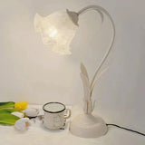 Lampe de Table Vintage à Fleurs Ajustable