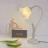 Lampe de Table Vintage à Fleurs Ajustable