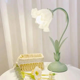 Lampe de Table Vintage à Fleurs Ajustable
