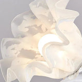 Lampe de Table Vintage à Fleurs Ajustable