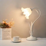 Lampe de Table Vintage à Fleurs Ajustable