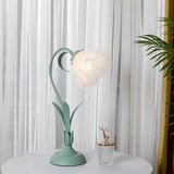 Lampe de Table Vintage à Fleurs Ajustable